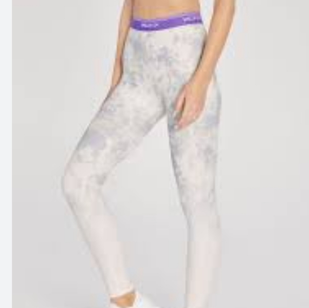 Wild Fox Ombre Tie Dye High Waist Athletic Athleisure Legging Pants NWT - Picture 2 of 15
